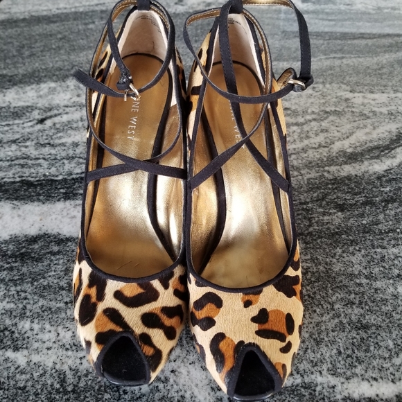 Nine West Leopard Print ❤ Oh La La❤ Sz 9.5M - Picture 5 of 7